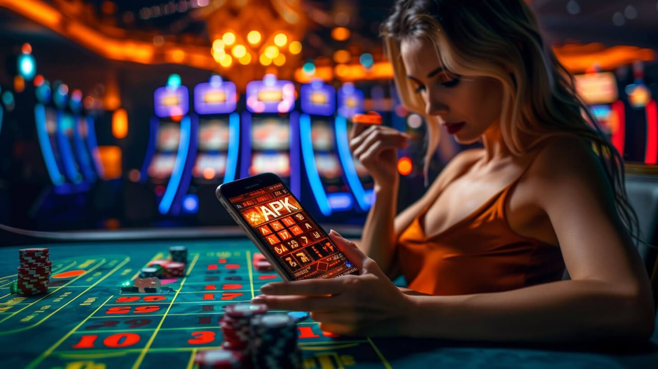 Live casino dealer table streamed on a mobile phone in the Philippines